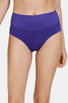 Zivame Anti-Microbial High Rise Full Coverage Tummy Tucker Hipster Panty (Pack of 2) - Multicolor — thumbnail 3
